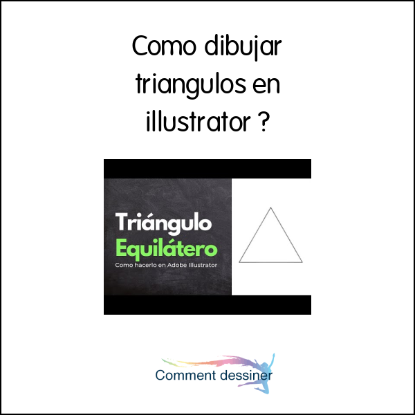 Como dibujar triangulos en illustrator